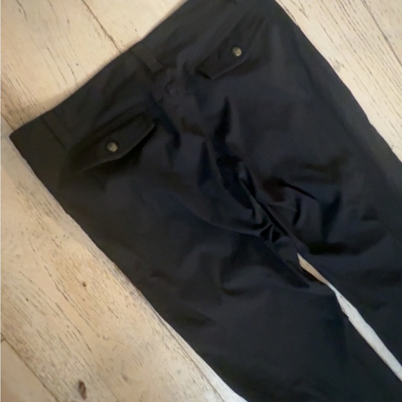 Athleta Dipper Pants Black Nylon Hiking tactical cargo 10 Long Tall 34” inseam - Picture 7 of 11